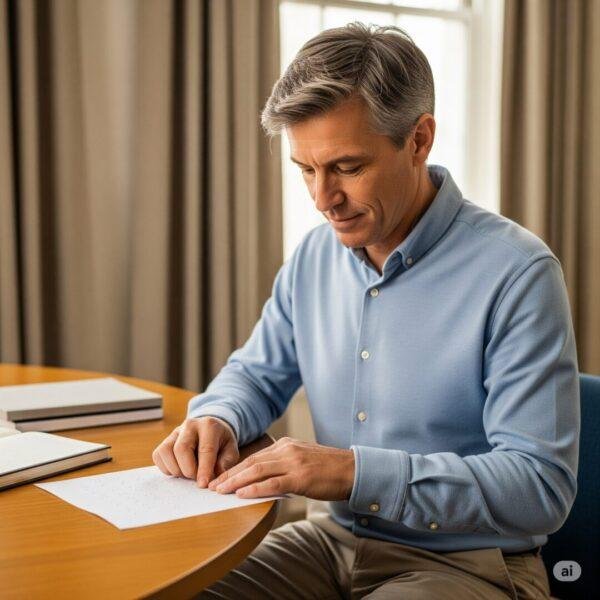 Individuals read Braille and what do they see when they do so