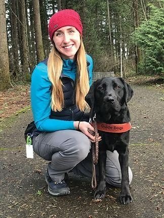 Do blind people have dogs? If so, how do they take care of them?