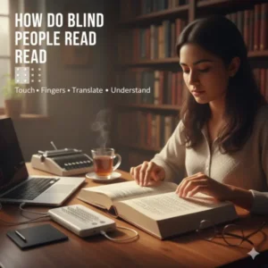 How do blind people read