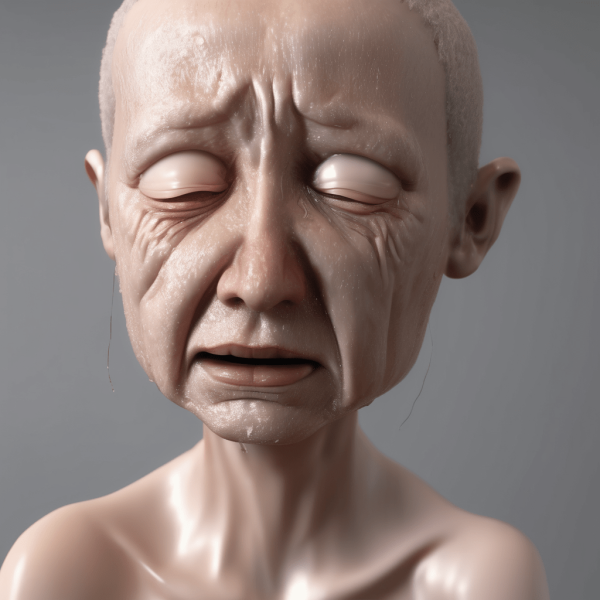 How do blind people cry?