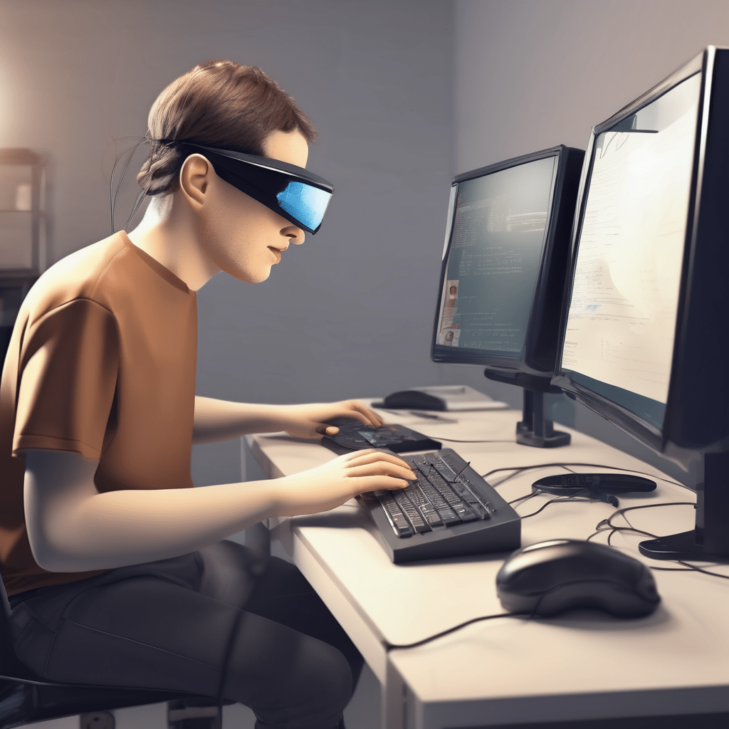 How do the blind use computers?