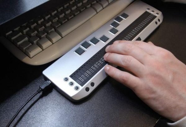 Will there continue to be Braille devices for the deaf and blind in the future?