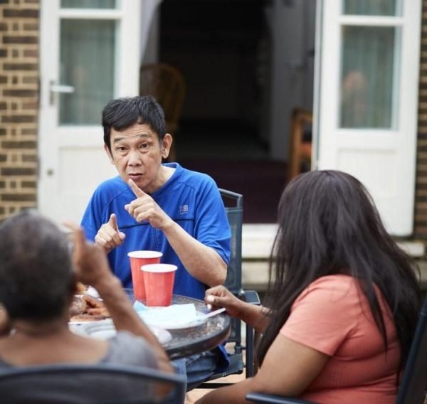 normal person think vs. a deaf person