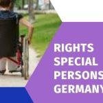 Rights of Special Persons in Germany