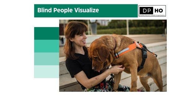 How Do Blind People Visualize the Words when They Speak?