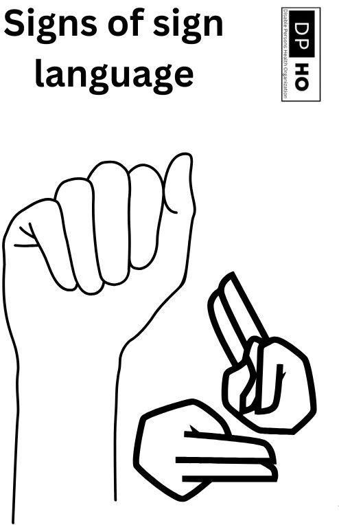 Signs of sign language