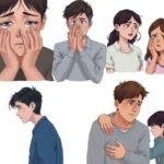 expression of crying differ