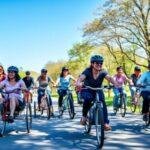 Bicycle finder for disabilities